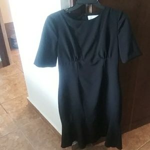 Black. light mermaid/flute style dress